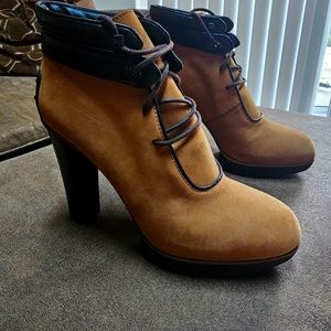 Tod's suede lace-up boots